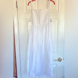Old Navy White Sun Dress NWT Size L